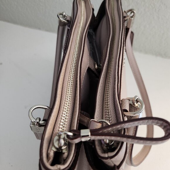 Nwot Coach Christie Carryall Tan Leather Satchel Purse - Picture 11 of 13